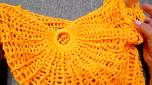 Blusa Crochet Mariposa