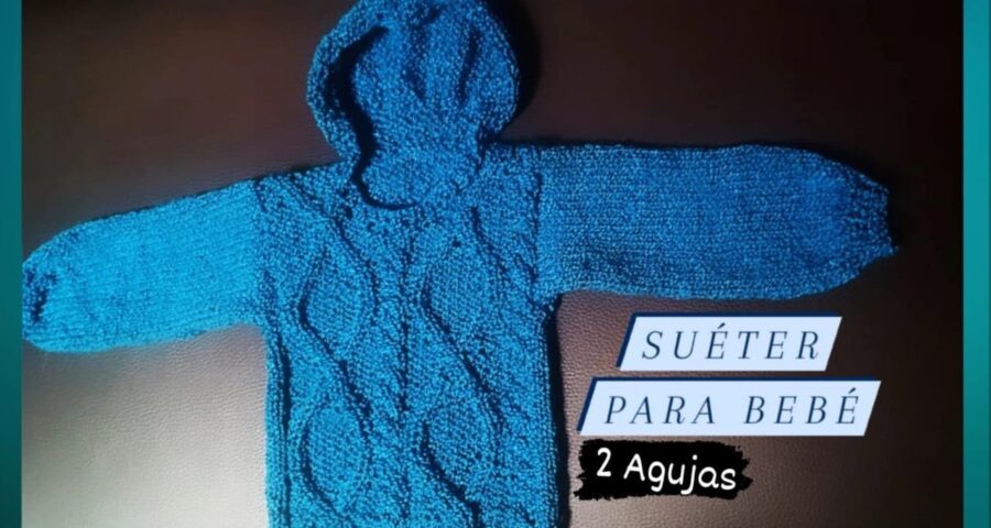 Capucha rombos y trenzas