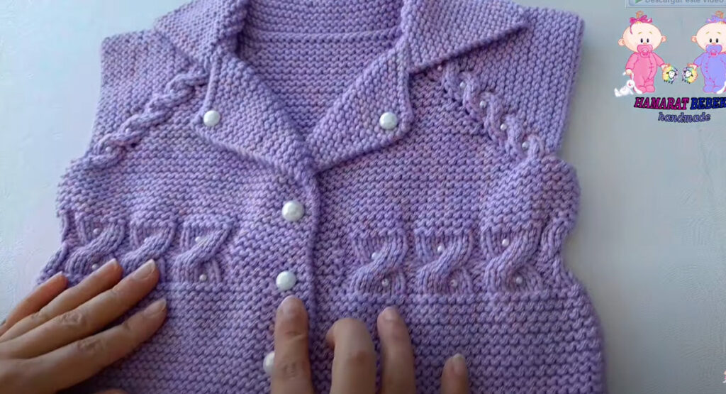 Modelo De Chaleco O Blusa De Ni a Proyectos En Casa bellisimo-modelo-de-chaleco-a-palillos-para-ni-a-paso-a-paso