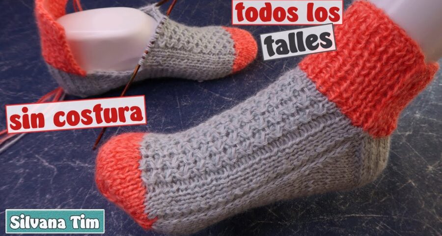 Hermosas medias de dama a dos agujas