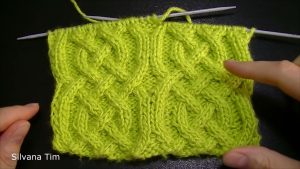 Cómo tejer Punto aran o cable cesta