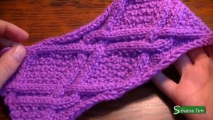 Punto rombo aran a palillos