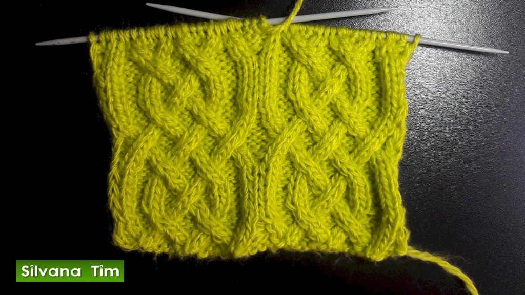 Cómo tejer Punto aran o cable cesta