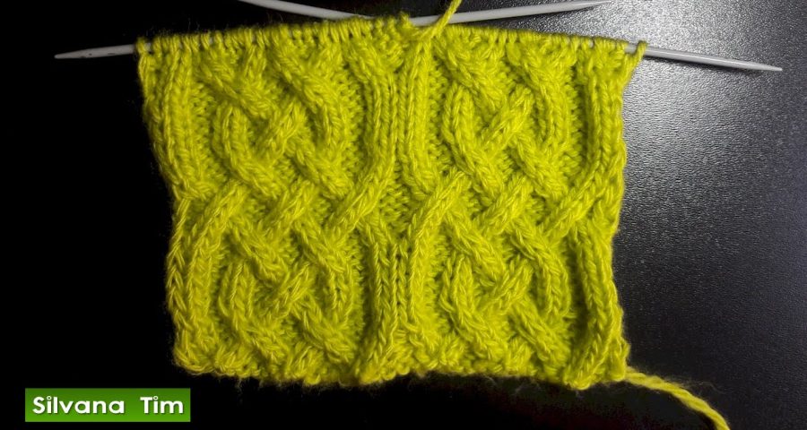 Cómo tejer Punto aran o cable cesta