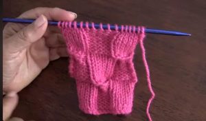 Punto a dos agujas o palillos