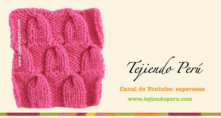 Punto a dos agujas o palillos